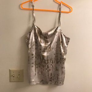 Vintage NY and Co Green Silk Blouse